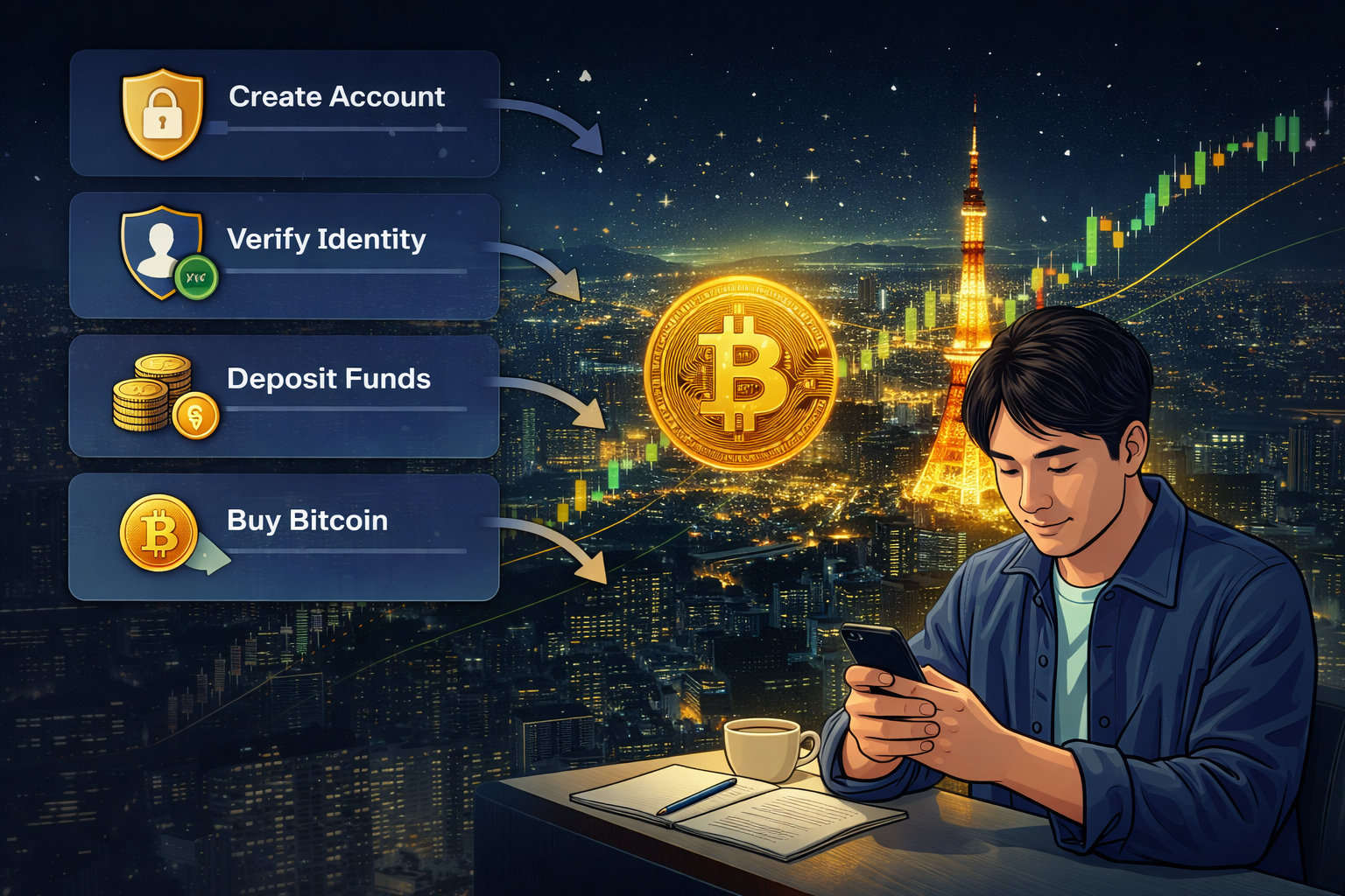 How to buy Bitcoin in Japan 2026 step-by-step beginner guide